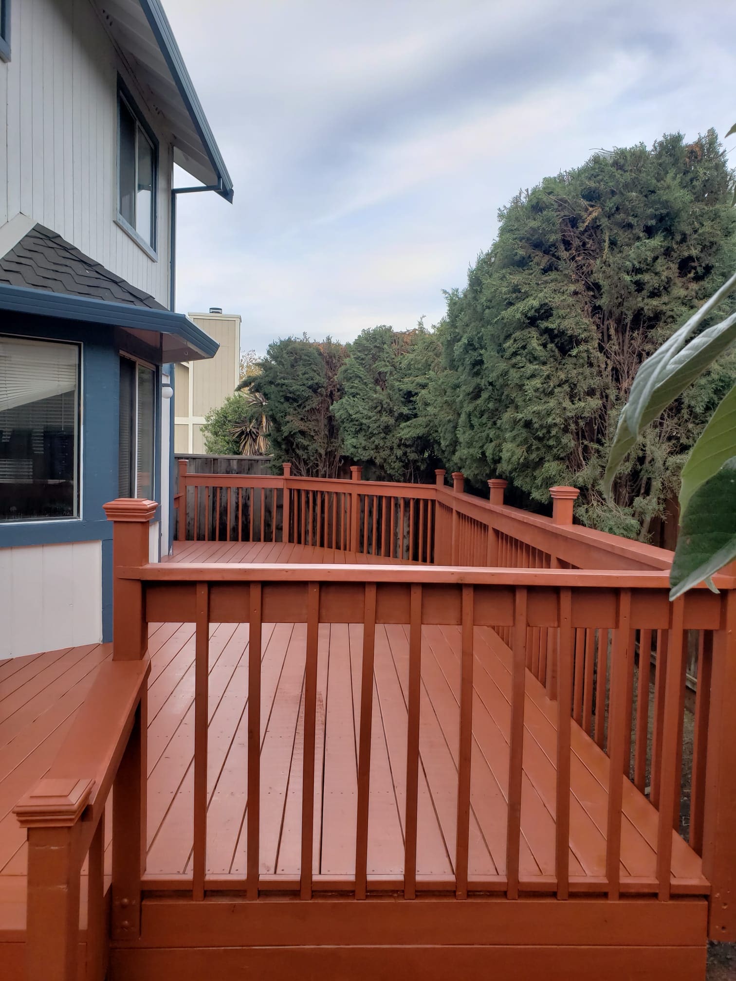 Wooden Deck Project in Pleasanton CA