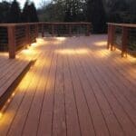 Veranda in forest