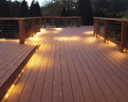 Veranda in forest